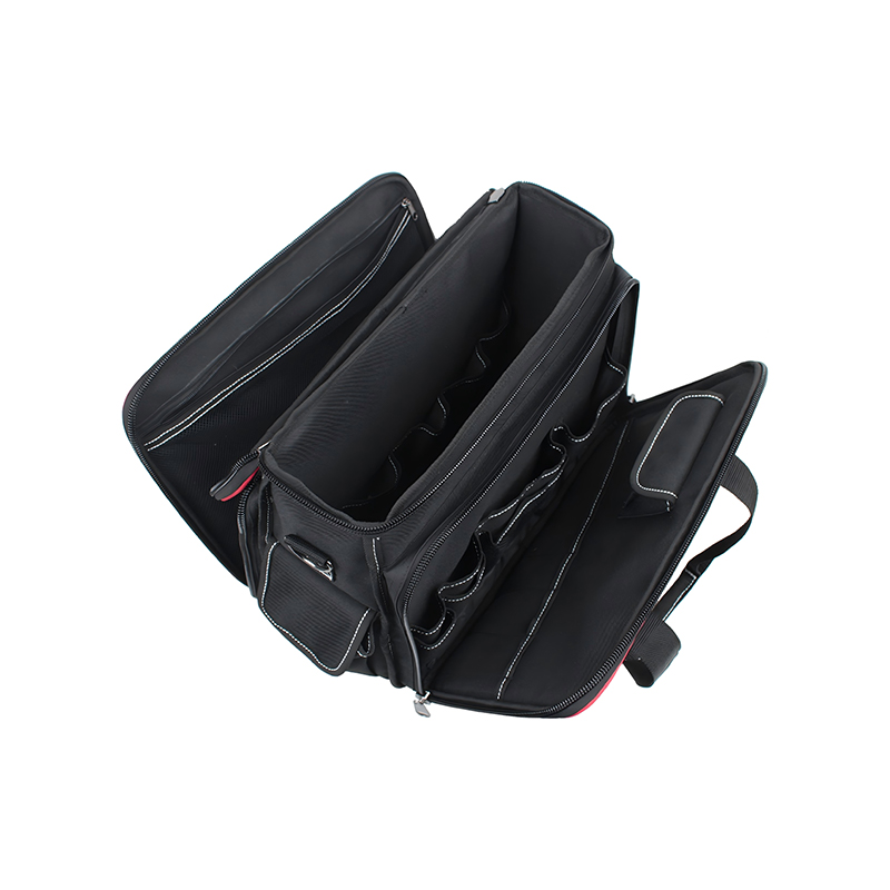 Bolso de mano de electricista de alta capacidad con apertura de doble cara Bolso de mano de electricista de alta capacidad con apertura de doble cara