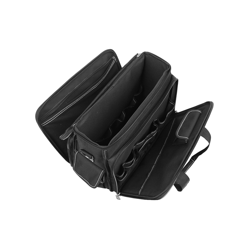 Bolso de mano de electricista de alta capacidad con apertura de doble cara Bolso de mano de electricista de alta capacidad con apertura de doble cara