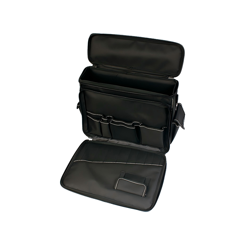 Bolso de mano de electricista de alta capacidad con apertura de doble cara Bolso de mano de electricista de alta capacidad con apertura de doble cara