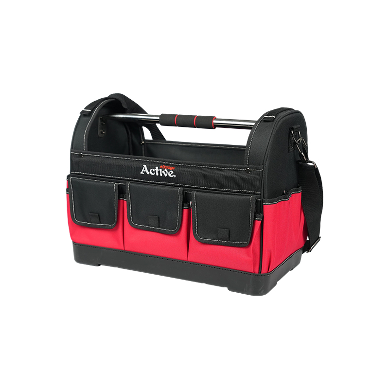 Bolsa de herramientas resistente con base rígida y correa de hombro ajustable Bolsa de herramientas resistente con base rígida y correa de hombro ajustable