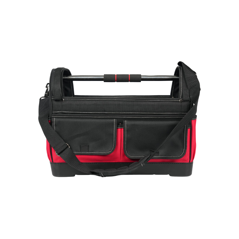 Bolsa de herramientas resistente con base rígida y correa de hombro ajustable Bolsa de herramientas resistente con base rígida y correa de hombro ajustable