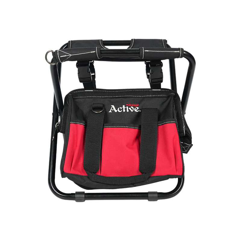 Bolsa de herramientas plegable con asiento desmontable Bolsa de almacenamiento Bolsa de herramientas plegable con asiento desmontable Bolsa de almacenamiento